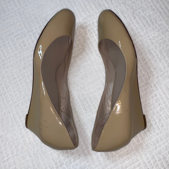 Cole Haan Nike Air Maple Sugar Patent Leather Wedge, Size 9B - Picture 5 of 16